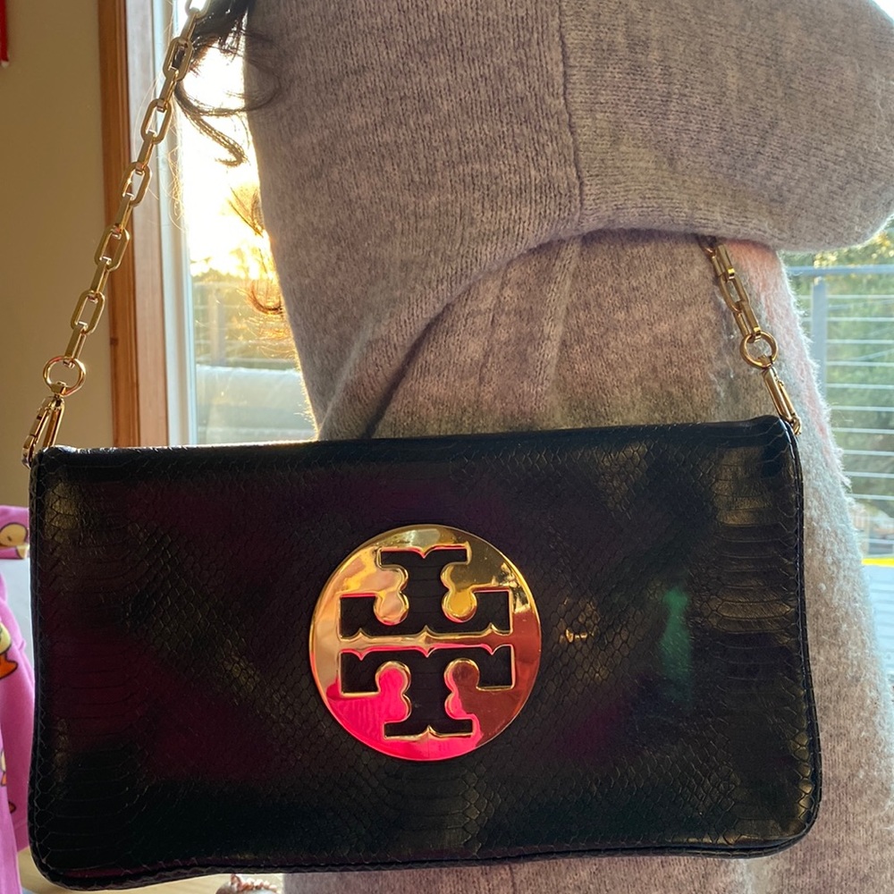 Tory Burch black leather bag